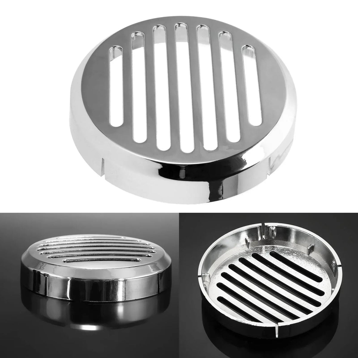 1PC Motorcycle Grill Horn Cover For Honda VTX Shadow VT 1100 VT 750 A.C.E. For Honda Cruiser bikes with 3.5" Round Horn