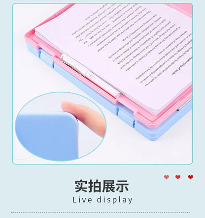 A4 File Clipboard Large Capacity Board 2 - in - 1 High - Value Folder: For Student Papers, Office Writing & Document Storage