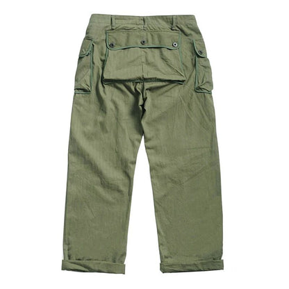 Red Tornado P-44 Monkey Pants Men's Military Style HBT Cargo Trousers Army Green