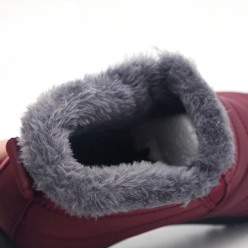 Botas Masculinas de Neve para Área Externa Sapatos Masculinos Botas de Inverno Masculinas Botas de Caminhada Cano Curto Botas Impermeáveis Masculinas Sapatos de Trabalho Calçados