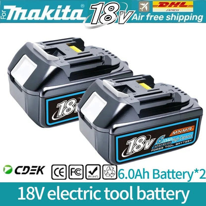 6AH 8AH 10AH 12AH Para bateria Makita 18V Ferramentas Elétricas Substituição Li-ion LXT BL1840 BL1850 para chave de fenda 18V com BMS