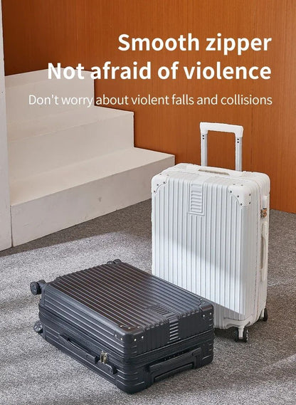 Travel Suitcase 20 22 24 26 28 Inch Trolley Suitcase 100% Aluminum Alloy Travel Bag Business Trip Large Capacity Storage Bag