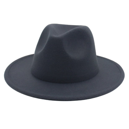 Women Fedora Hat Autumn Winter Luxury Men Top Hats Trendy Formal Wedding Decorate Black Green White Panama Cap Fedoras Gorras