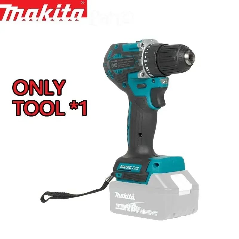 Makita DDF487 Furadeira de Impacto Parafusadeira Recarregável Elétrica de Lítio Brushless 18V 10mm de Grande Torque