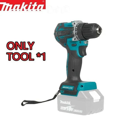 Makita DDF487 Furadeira de Impacto Parafusadeira Recarregável Elétrica de Lítio Brushless 18V 10mm de Grande Torque