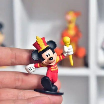 Disney Steamboat Willie Mickey Mouse Anime Figure Model Toys Cake Desktop Decoration Collectible Dolls Toys Gifts for Children