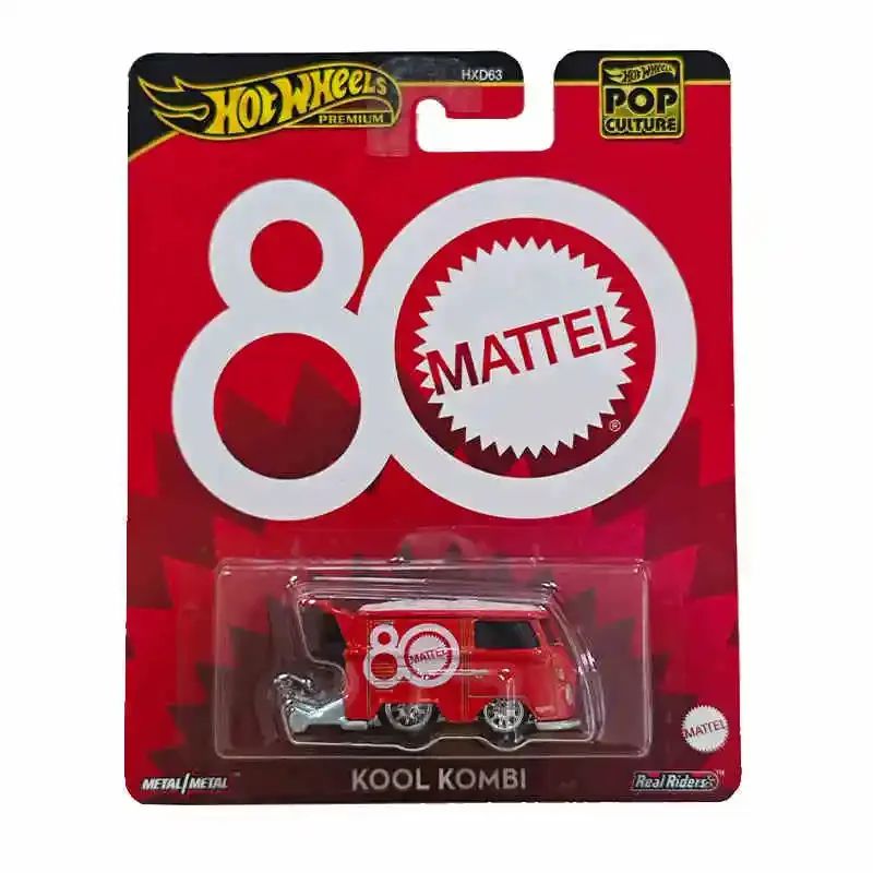 Hot Wheels Pop Culture 2024 HXD63 G Car 80º Aniversário Mattel Modelo Colecionável Miniatura 1:64 Brinquedo de Metal