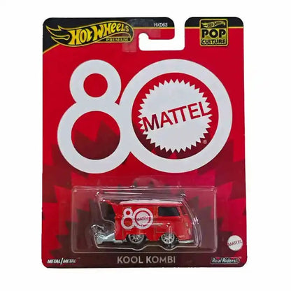 Hot Wheels Pop Culture 2024 HXD63 G Car 80º Aniversário Mattel Modelo Colecionável Miniatura 1:64 Brinquedo de Metal