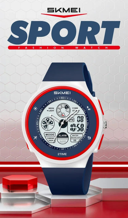 SKMEI 2346 Wristwatches Clock Horloges Mannen Fashion Digital Electronic Watch Casual Sports Watches For Men Women Waterproof