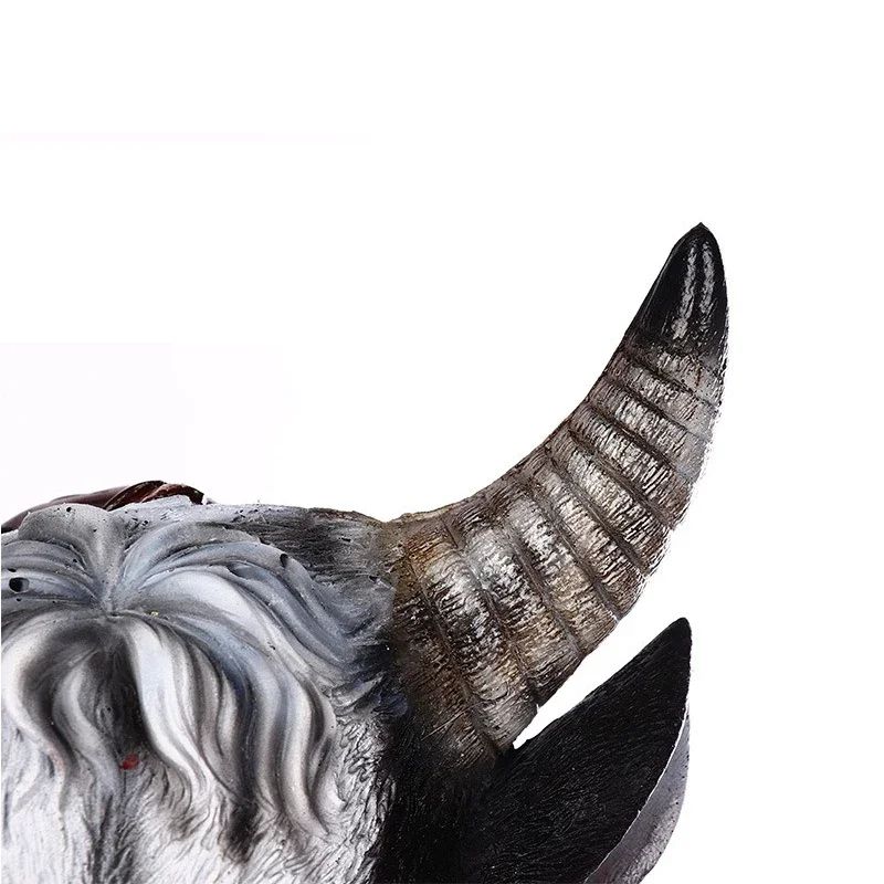 PU Foam 3D Realistic Animal Cow Head Mask Carnival Easter Party Performance Prop Half Face  Halloween Mask Cosplay Mask