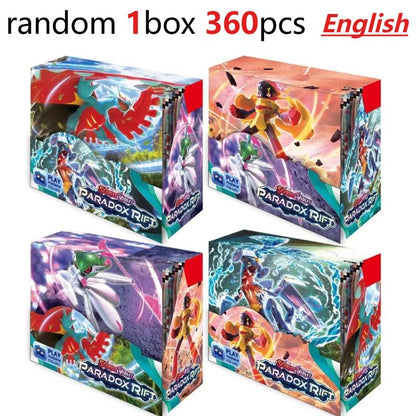 Divertido 360 Cartas Pokémon TCG Escarlate e Violeta Evoluções Prismáticas 151 Prism 36 Pacotes Caixa de Booster Pokémon Carta Colecionável