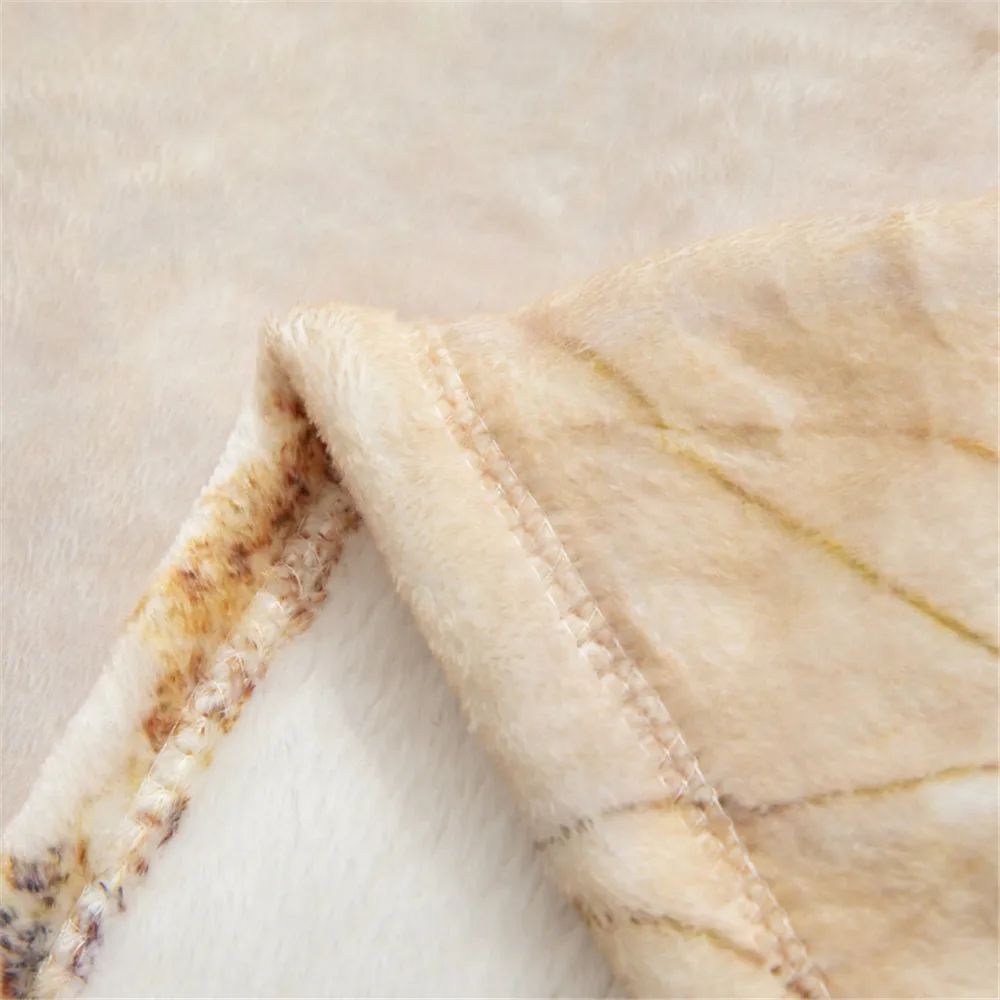 ?Tactical Rifle Print Flannel Blanket - Reversible Military-Inspired Design for Outdoor Enthusiasts Durable Warmth & Bold Style?