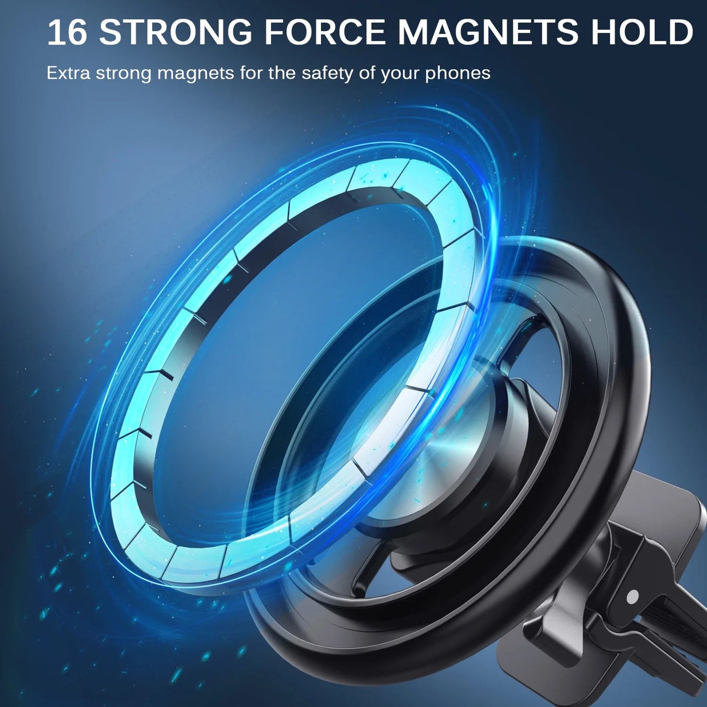 Magnetic Car Phone Holder Stand Magnet Car Mount Support GPS Mobile Bracket in Car For Macsafe iPhone 14 13 12 11 Samsung Xiaomi