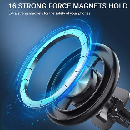 Magnetic Car Phone Holder Stand Magnet Car Mount Support GPS Mobile Bracket in Car For Macsafe iPhone 14 13 12 11 Samsung Xiaomi