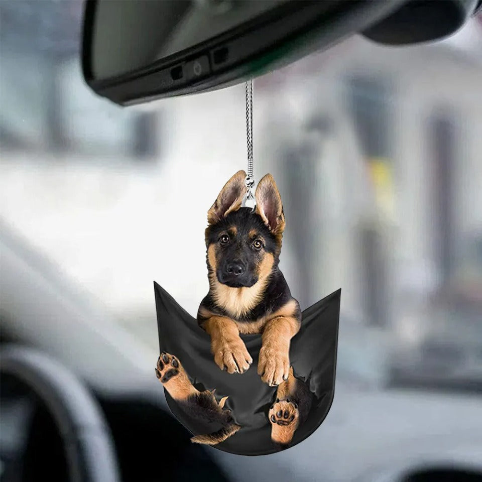 Car Pendant Practical Interior Cute Mini Puppy Pendant Anime Puppy Practical Car Ornament Toy Gift Hanging Decoration Accessory