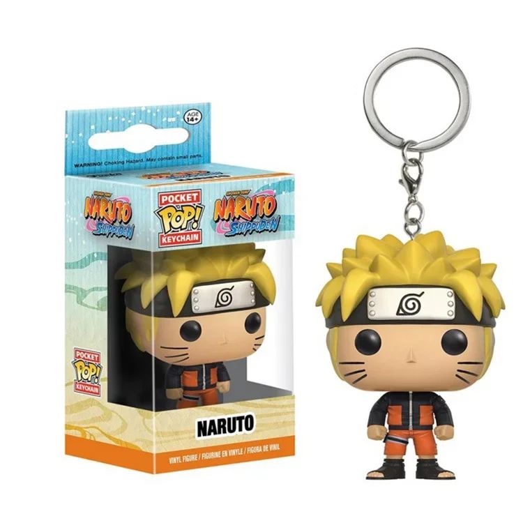 Funko Pop Naruto Kurama Sasuke Wakaki Boruto SEIS CAMINHOS KAKASHI Bonecos de Vinil Chaveiro Brinquedos Pocket Pop Chaveiro Carro Bolsa Brinquedo