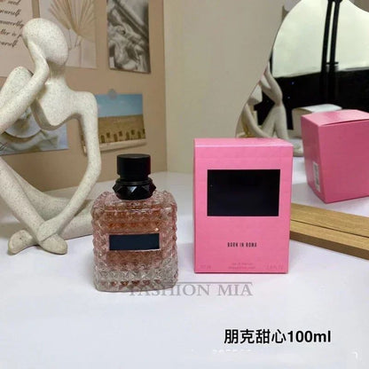 100ml Quente Marca Perfume Designer Garrafa de Vidro Mr Darkness Longa Duração Rosa Eau