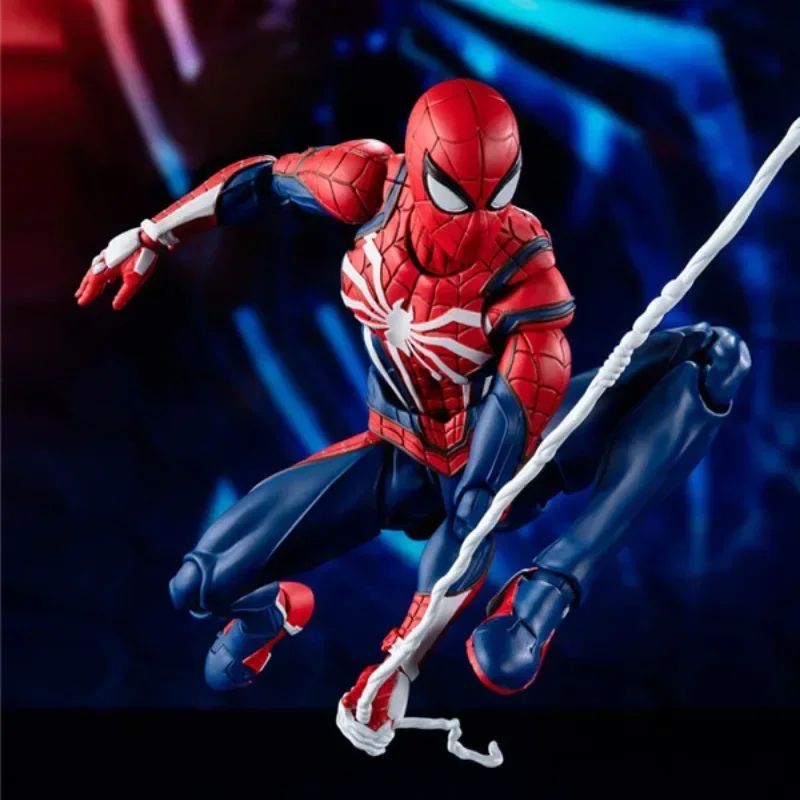 PS4 Spiderman Boneco Vingadores Homem-Aranha Bonecos de Ação Upgrade Suit Edição de Jogo PS4 Hot Toys Para Meninos Presente