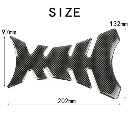 Universal Motorcycle Sticker Oil Fuel Tank Pad Carbon Fiber Protector Stickers for Harley Yamaha Suzuki Kawasaki Honda BMW
