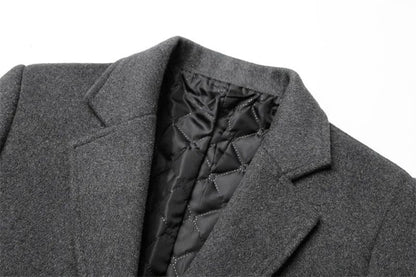 Wool content 30%,New woolen overcoat in autumn and winter, men clothing,coat men, winter coat men, coats for men,men winter coat