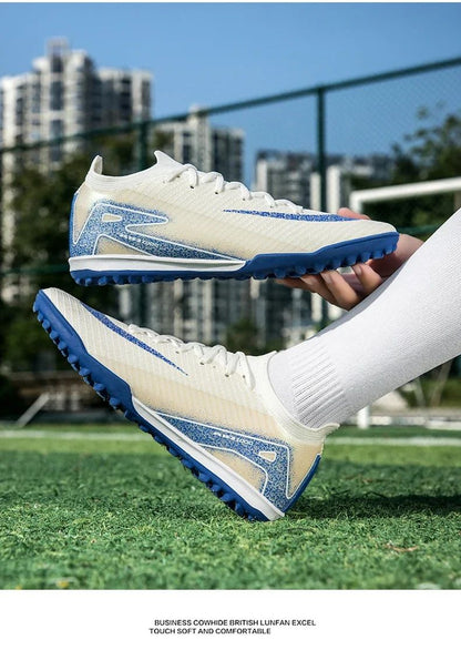 Men Professional Training Football Boots Ultralight Soccer Shoes Unisex Wholesale Women Breathable Drop Shipping Indoor Futsal