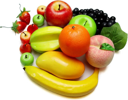Set of fake fruits for home decoration, fruit model for party decoration, fruit, strawberry, mango, bananas, 20 pieces/set