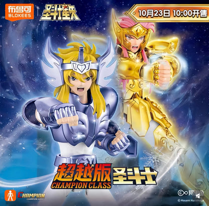 BLOKEES Saint Seiya Segunda Edição Touro Dragão Capricórnio Sagitário Boneco de Ação Anime Brinquedos Presente de Natal Em Estoque