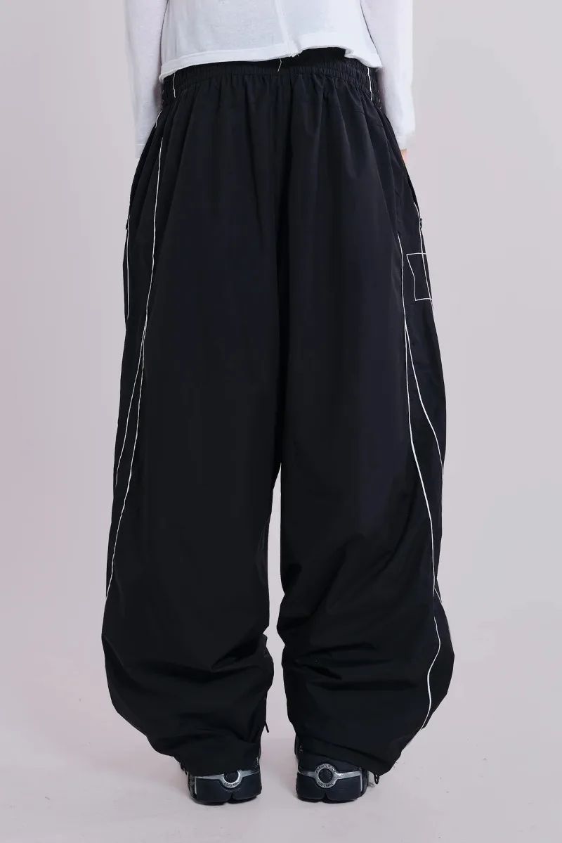 Gótico Maré Harajuku Letras Bordadas Calças Casuais da Moda Masculino Y2k Americano Hip-hop Rock Oversized Calças de Perna Larga Calças Femininas
