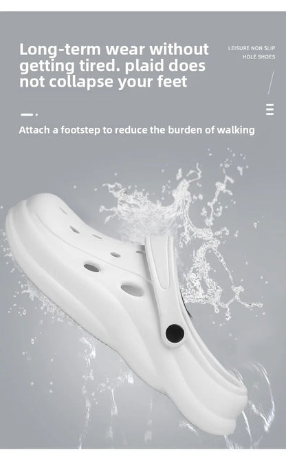 Mens Summer Beach Sandals Unisex Casual Garden Clogs Outdoor Wide Toe Cross Sandals for Ladies Non Slip House Shower Slippers