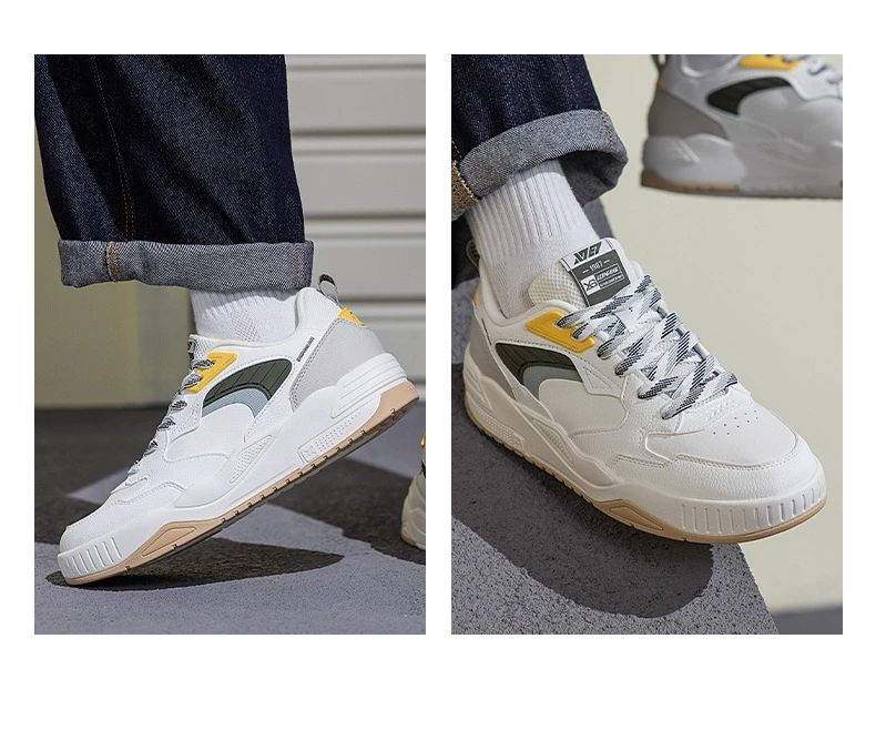 Xtep Qilang Lite Skateboarding Shoes For Men 2025 Summer Comfortable Versatile Casual Shoes Low-top Sports Shoes 976319310041