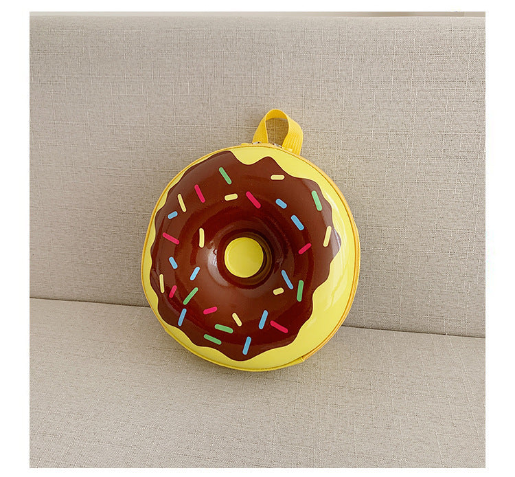Cartoon Kids Backpack Cute Donut Eggshell Bag Fun Kindergarten Kids Backpack Boys Girls Backpack