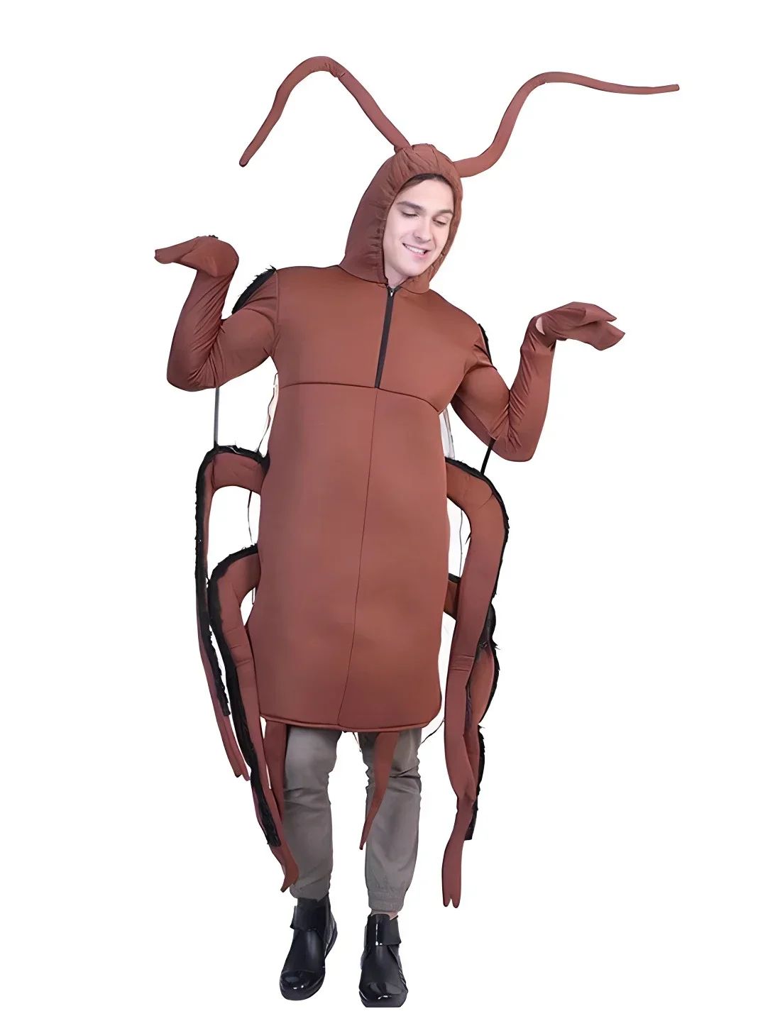 Adult Kid Play Halloween Costumes  Funny Outfit Party Props Costumes One Piece Clothing Cosplay Cockroach Clothing 2026