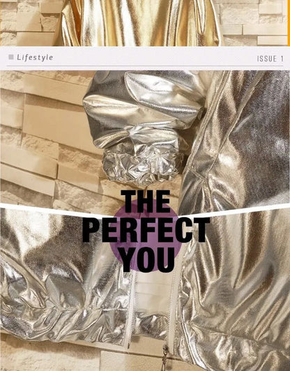 Adults Men's Shiny Metallic Suits Adult Disco Outfit Jacket Pants Halloween Dress Up Nightclub Dance Rave Cosplay Costume