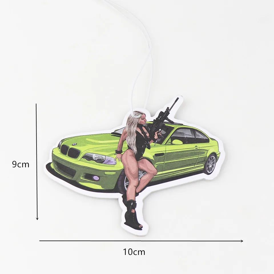 Perfume de Carro Pingente Aromatizador de Ar Interior Espelho Retrovisor Pingente para Decoração de Carro Acessórios Presente para Marido