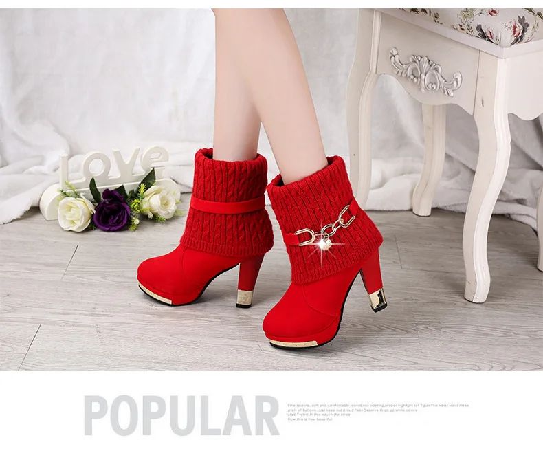 Sapatos femininos de salto agulha super alto com plataforma, sapatos de salto alto, scarpins femininos, botas de tornozelo de camurça bico fino para mulheres, botas de salto grosso NOVO