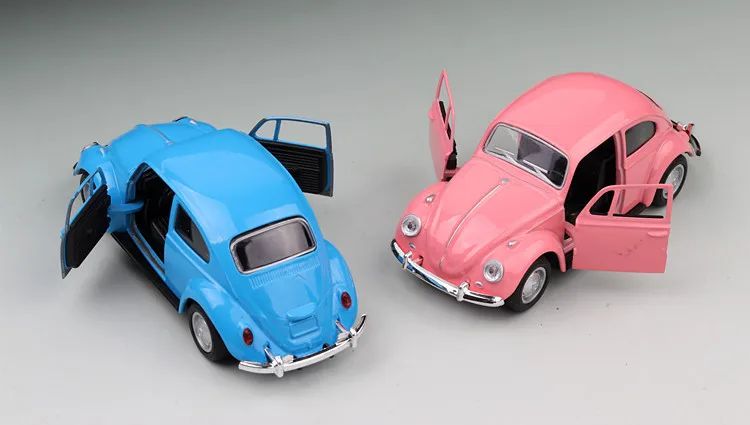 1:36 Scale Old Volkswagen Beetle Metal Alloy Car Diecasts & Toy Vehicles Miniature Model Car Toys For Children Free Shipping