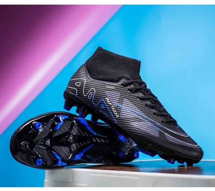 Men Football Shoes TF/FG Society Cleats Indoor Soccer Shoes Professional Football Field Boots Fast Unisex Sneaker Top Quality