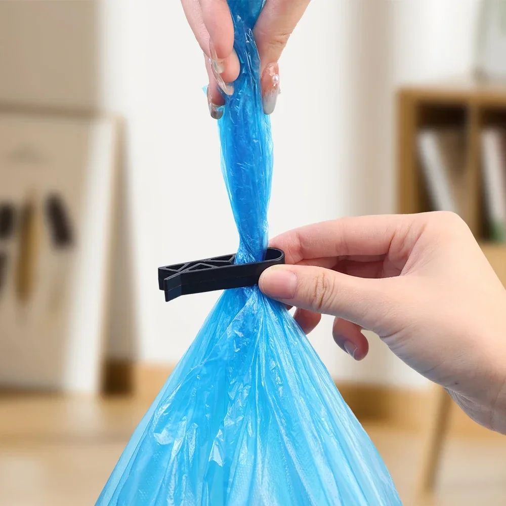36/2 peças Clipes Fixadores para Lixo Suporte Antiderrapante para Sacola de Lixo Clipes Seladores para Sacos de Salgadinhos Organizador de Cozinha