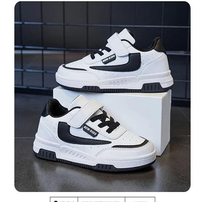 Spring and Autumn Running Sneakers for Kids Non-slip Shoes for Boys Sneakers Leather Kids Tennis Hugh Fashion Mesh Kids Shoes