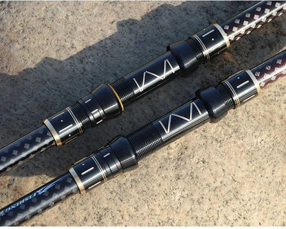 Vara de Pesca Telescópica de 2.1m-4.5m Vara de Surf para Viagem de Spinning 10-250g de Potência Vara de Arremesso de Longa Distância Vara de Baitcasting de Alto Carbono