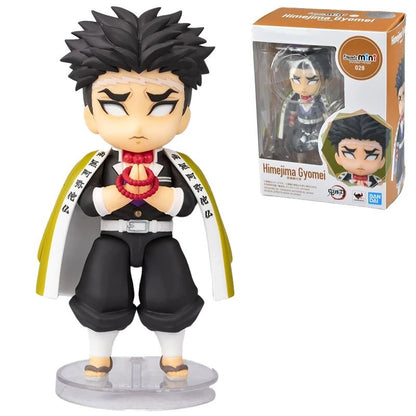 Em Estoque Original Bandai Figuarts Mini Demon Slayer Blade Fornalha Porta Anime Figura Q Versão Bonito Modelo Brinquedos