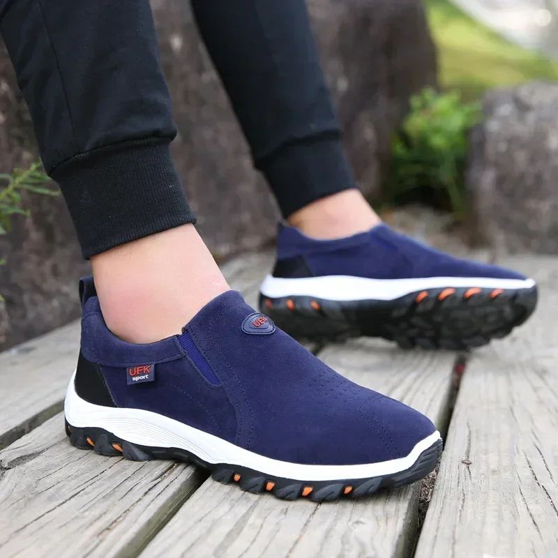 2023 Novo Tênis Masculino de Corrida, Caminhada, Camping e Esportes ao Ar Livre Antiderrapante, Mocassins, Tênis para Trilha Tamanhos Grandes 38-50