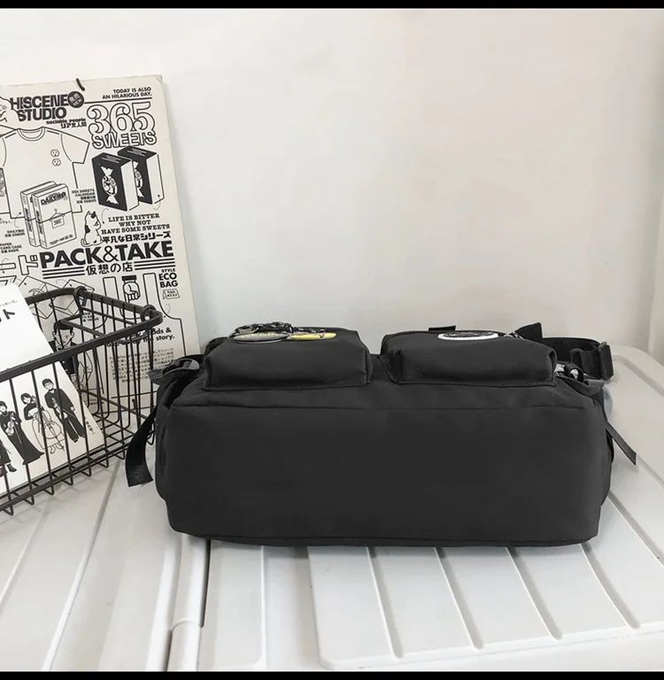 Japanese Harajuku School Bags for Teenage Girls Casual Fashion Crossbody Bag New Trendy Shoulder Bag Student Backpack Hand Bags