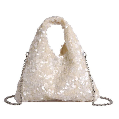Exquisite Shining Sequins Square Women's Shoulder Bag Popularity Stylish Design Handbags High Quality Solid Sweet Crossbody Bags