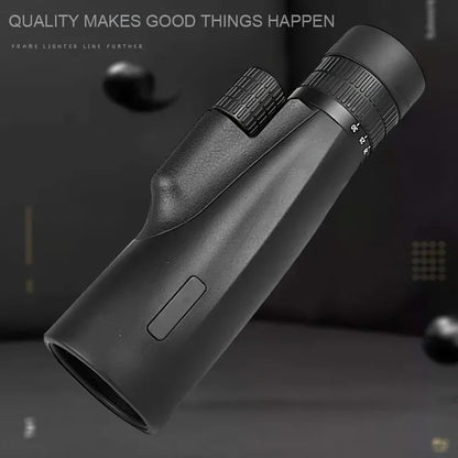 Monóculo Telescópio 10-30x50mm Monóculo de Longo Alcance Telescópio com Zoom Contínuo para Caça ao Ar Livre e Exploração