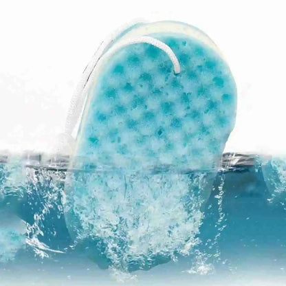 3-layer Wave Bath Sponge Exfoliating Body Brush Shower Skin Clean Massage Cleaning Shower Brush Skin Care Remover Bath Supplies