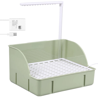 Banheira de Pássaros Automática U para Papagaios, Banheira de Água Circulante, Banheira Elétrica USB para Periquitos, Chuveiro, Suprimentos para Pássaros