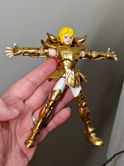 Kit de Bonecos Articulados Saint Seiya Blk Blokees Originais - Touro Pégaso Sagitário Brinquedos de Anime Colecionáveis Montados Presente de Aniversário