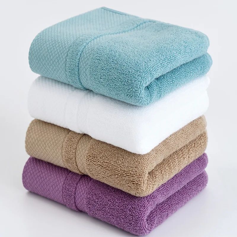 4pcs/Set Cotton Premium Hand Towel Set Lightweight And Highly Absorbent Quick Drying Thicken Soft Face Hand Towel 35x75CM