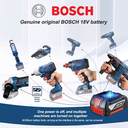 Bateria original 100% Bosch 18V, ferramenta elétrica sem fio, bateria de lítio, BAT609BAT610G BAT618BAT620BAT622GSR18V-LI?18V?6000mAh